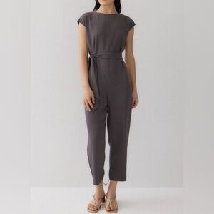 NWT Love, Bonito Petunia Peg Leg Jumpsuit in Charcoal Size 6/Medium